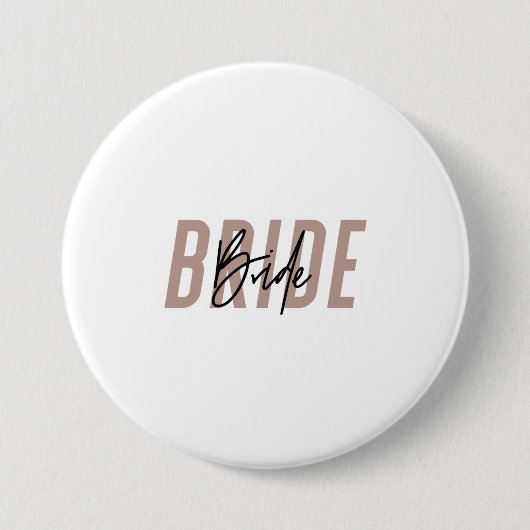 Minimale handgeschakelde bride Button | Roze (Voorkant)