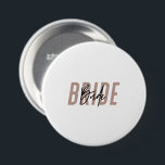 Minimale handgeschakelde bride Button | Roze<br><div class="desc">Minimale handgeschakelde bride Button | Roze | Bachelorette Party</div>