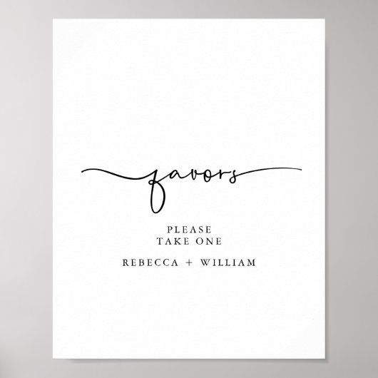 Minimale handgeschreven de Kaarten van het Manuscr Poster (Voorkant)