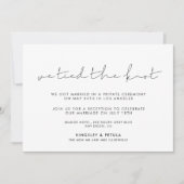 Minimale handgeschreven We hebben de knoop vastgem Kaart (Voorkant)