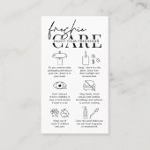 Minimale handleiding voor snelle Logo van het scri Visitekaartje (Voorkant)