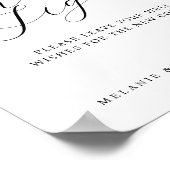 Minimale handmatige gebarenteken voor eBay Manuscr Poster (Hoek)