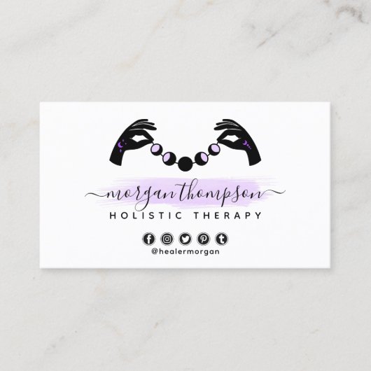 Minimale handpalen en bewegingsfase - Persoonlijke Visitekaartje (Voorkant)