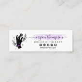 Minimale handpalen en motorfase metafysisch Reiki Mini Visitekaartje (Voorkant)