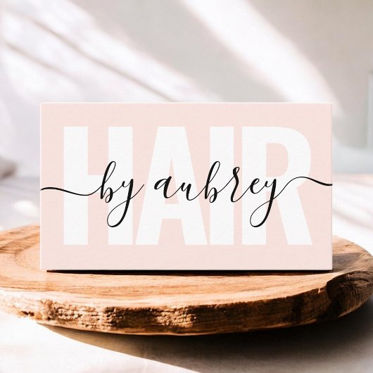 Minimale handschriftelijke kalligrafie visitekaartje