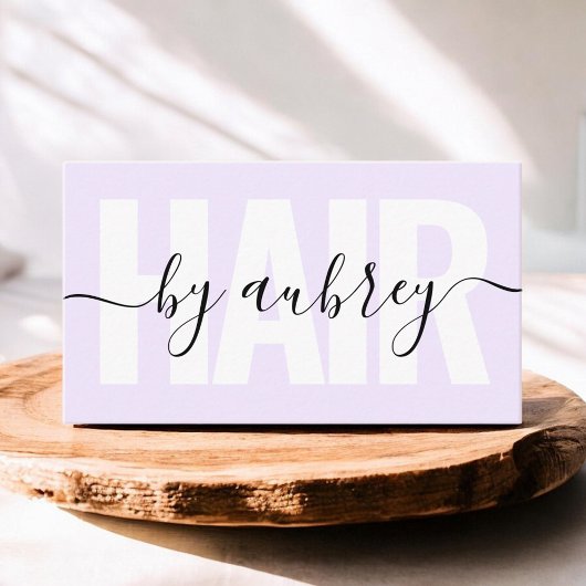 Minimale handschriftelĳke kalligrafie visitekaartje