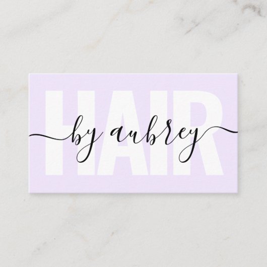 Minimale handschriftelĳke kalligrafie visitekaartje (Voorkant)