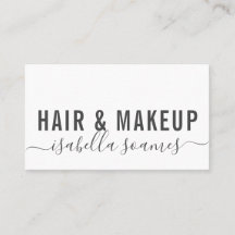 Minimale handtekening van HairMakeup-script