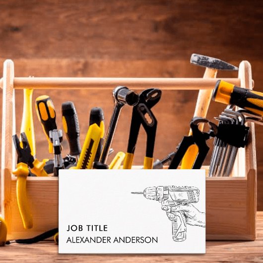 Minimale Handyman Services Tool Onderhoud Visitekaartje