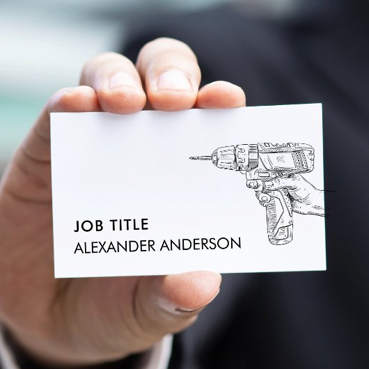 Minimale Handyman Services Tool Onderhoud Visitekaartje