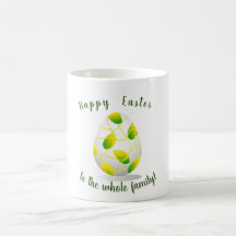 Minimale Happy Paast cartoon koffie Mok