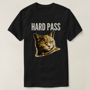 Minimale Hard Pass Kat Streetwear Design T-shirt