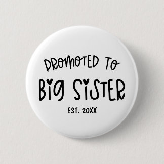 Minimale hart aangepaste jaar gepromoveerd tot gro ronde button 5,7 cm