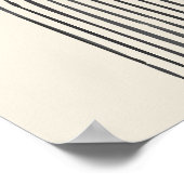 Minimale hedendaagse kunst met boog en cirkel poster (Hoek)