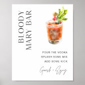 Minimale helling Mary Bar-teken voor HARLOW Poster (Voorkant)