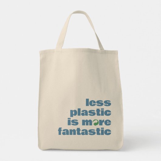 Minimale herbruikbare boodschappentas tote bag (Achterkant)