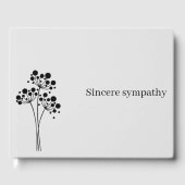 Minimale herdenking gastenboek (Voorkant)