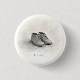 Minimale Herdenking Holocaust Dag  Ronde Button 3,2 Cm