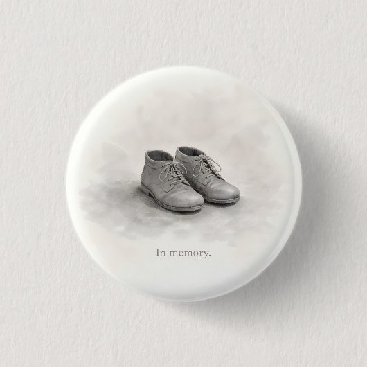 Minimale Herdenking Holocaust Dag  Ronde Button 3,2 Cm (Voorkant)