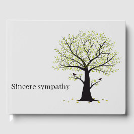 Minimale herdenking sincere sympathie gastenboek
