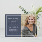 Minimale herdenking van het leven (Staand voorkant)