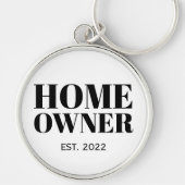 Minimale herder nieuwe huiseigenaar sleutelhanger (Voorkant)