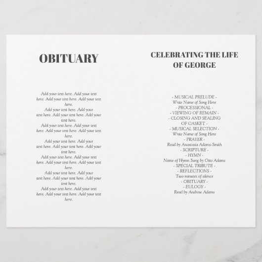 Minimale herfst van het Programma van de begrafeni (Achterkant)