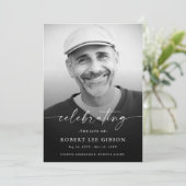 Minimale herfst van het Programma van de begrafeni Programmakaart (Staand voorkant)