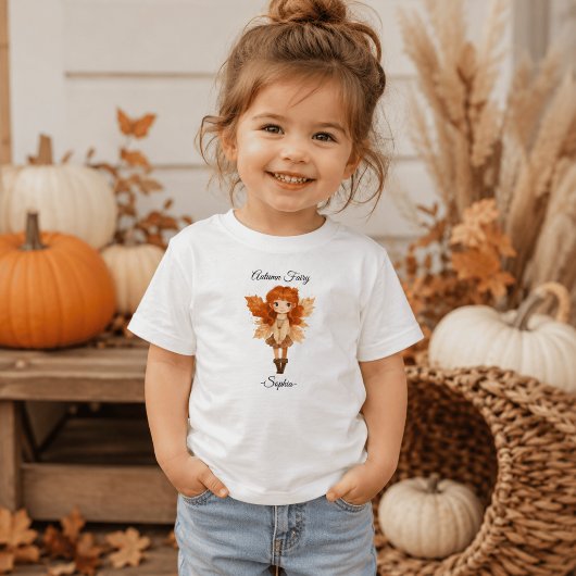 Minimale Herfstelf – Persoonlijke T-shirt