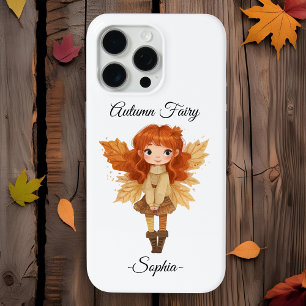 Minimale herfstfee – gepersonaliseerd iPhone 15 pro max hoesje