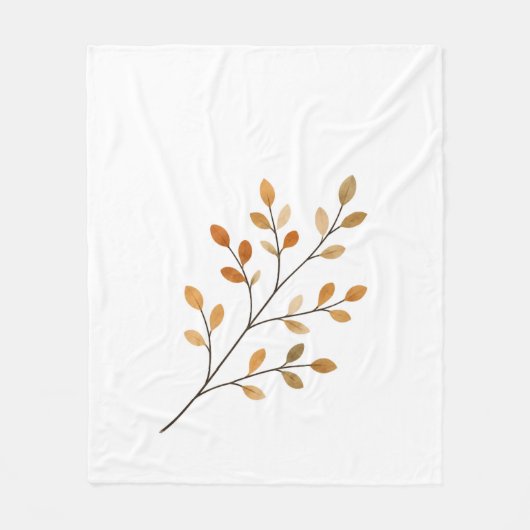 Minimale herfsttak-werpdeken fleece deken (Voorkant)