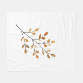 Minimale herfsttak-werpdeken fleece deken (Voorkant (Horizontaal))