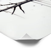 Minimale Hiboux Perfect Poster (Hoek)