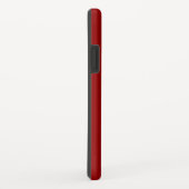 Minimale hoeveelheid rood monogram | Personalisere Case-Mate iPhone Case (Achterkant/rechts)