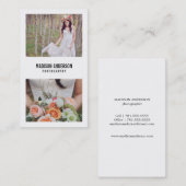 Minimale hoeveelheid | Visitekaartjes voor fotogra (Voorkant / Achterkant)