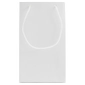 Minimale hoeveelheid witte schelp, vaste elegant klein cadeauzakje (Achterkant)