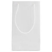 Minimale hoeveelheid witte schelp, vaste elegant klein cadeauzakje (Voorkant)