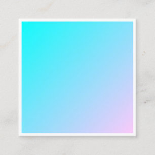 Minimale holografische visitekaart vierkante visitekaartje