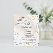 Minimale Home Sweet Home Housewarming Party (Staand voorkant)