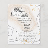 Minimale Home Sweet Home Housewarming Party (Voorkant)