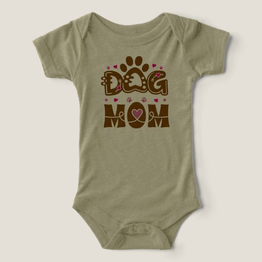 Minimale HOND MOEDER Monogram (Design voorkant)