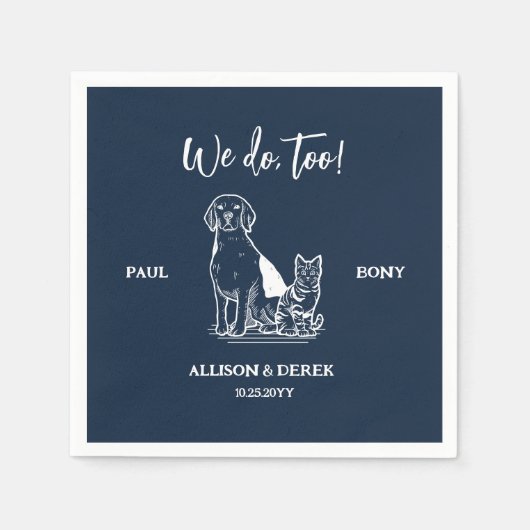 Minimale hondenbont servet (Voorkant)