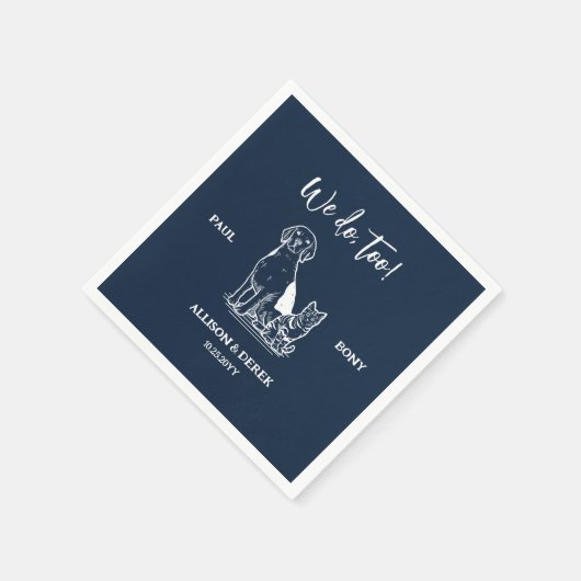 Minimale hondenbont servet (Hoek)