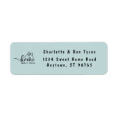 Minimale huiszoete huishouding etiket (Voorkant)