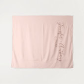 Minimale huwelijksachtergrond op maat wandkleed (Voorkant (horizontaal))