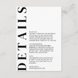 Minimale huwelijksgegevens informatiekaartje