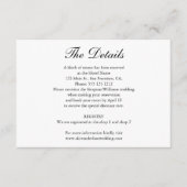 Minimale huwelijksgegevens met foto informatiekaartje (Voorkant)