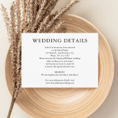 Minimale huwelijksgegevens met foto informatiekaartje