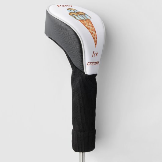 Minimale ijspartij golfheadcover (Schuin)