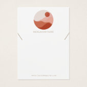 Minimale illustratie Ketting Display Kaart (Voorkant)
